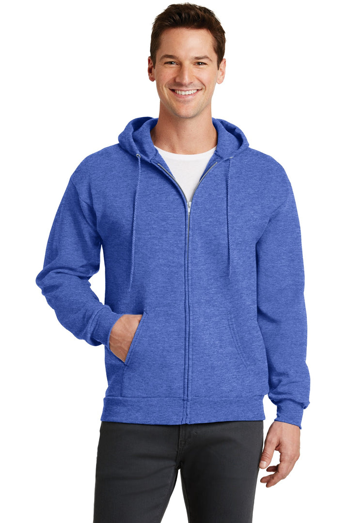 Port & Company¨ - Core Fleece Full-Zip Hooded Sweatshirt. PC78ZH