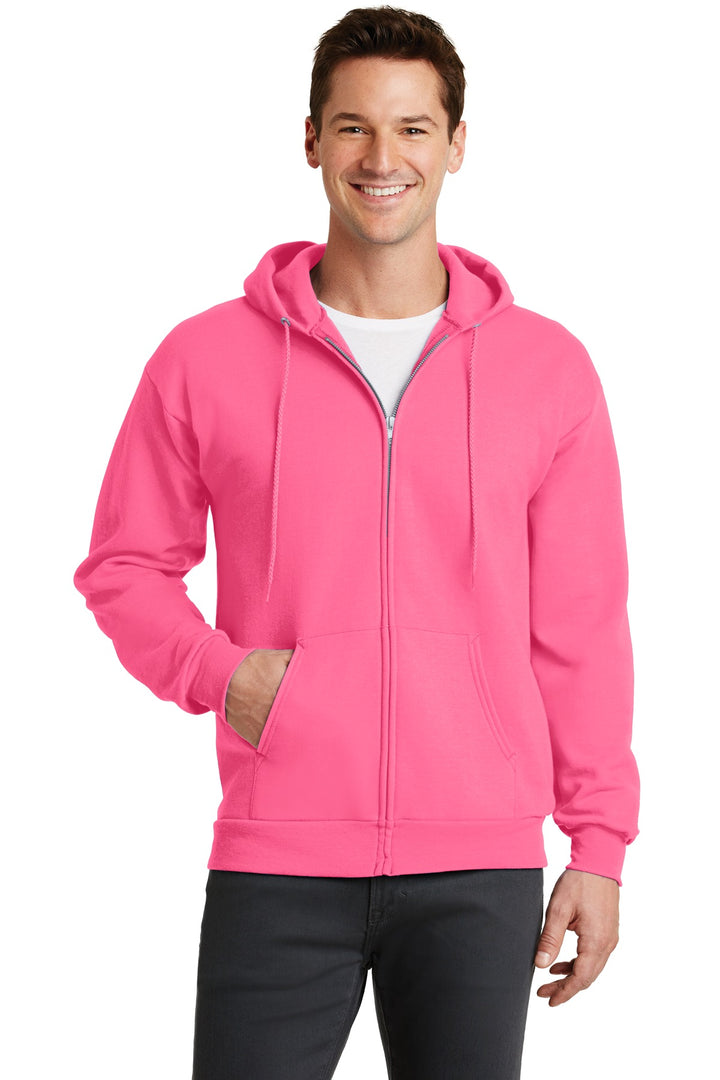 Port & Company¨ - Core Fleece Full-Zip Hooded Sweatshirt. PC78ZH