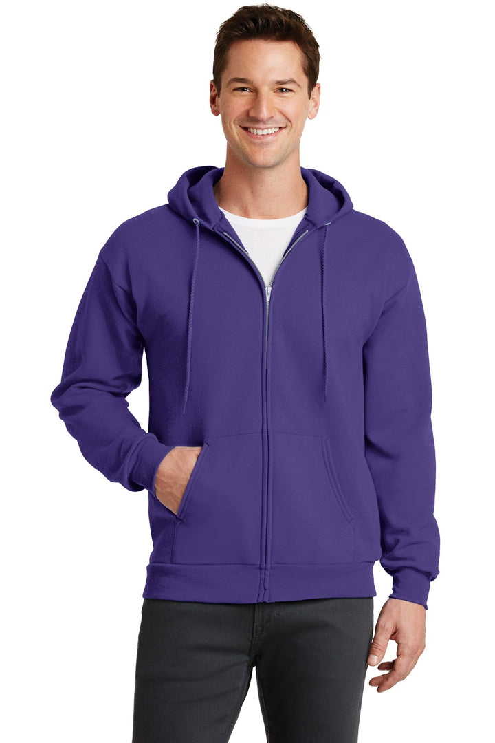 Port & Company¨ - Core Fleece Full-Zip Hooded Sweatshirt. PC78ZH