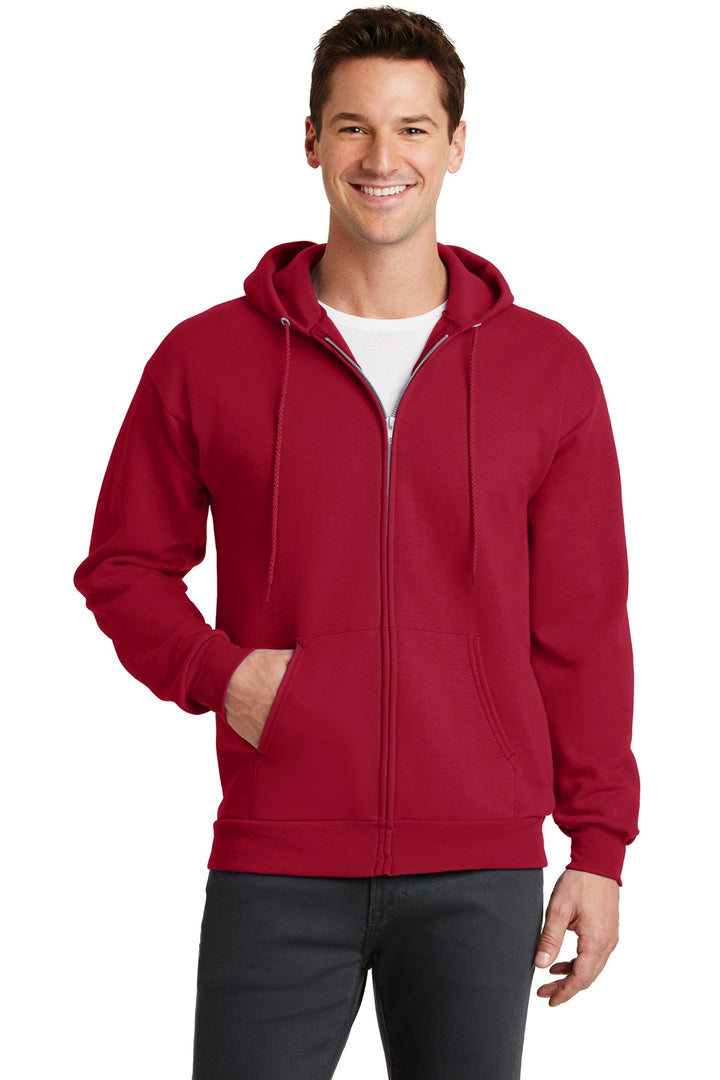 Port & Company¨ - Core Fleece Full-Zip Hooded Sweatshirt. PC78ZH