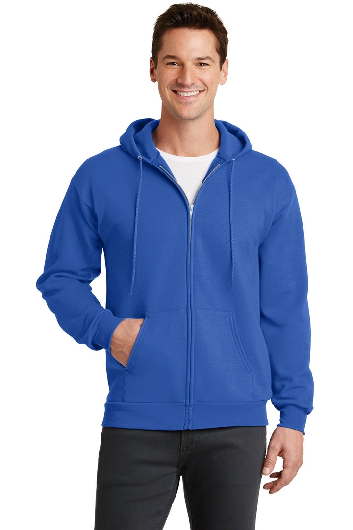 Port & Company¨ - Core Fleece Full-Zip Hooded Sweatshirt. PC78ZH