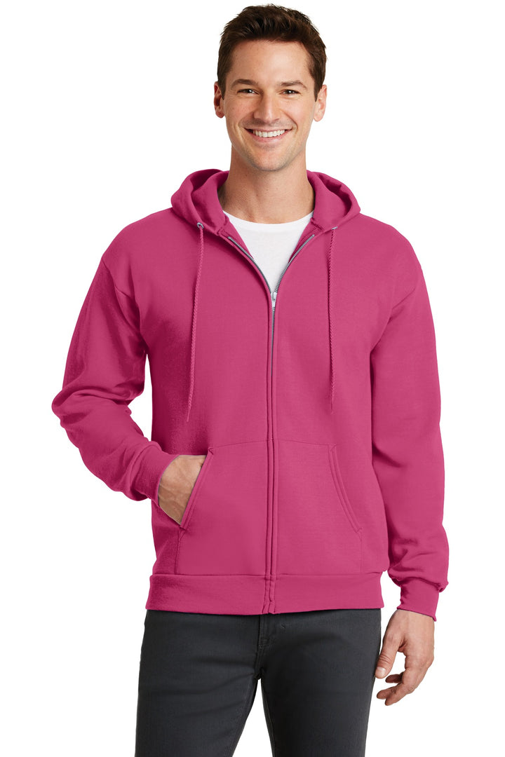 Port & Company¨ - Core Fleece Full-Zip Hooded Sweatshirt. PC78ZH