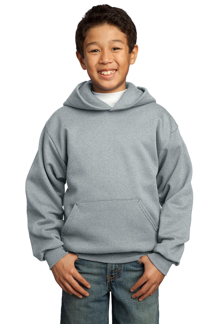 Port & Company¨ - Youth Core Fleece Pullover Hooded Sweatshirt.  PC90YH