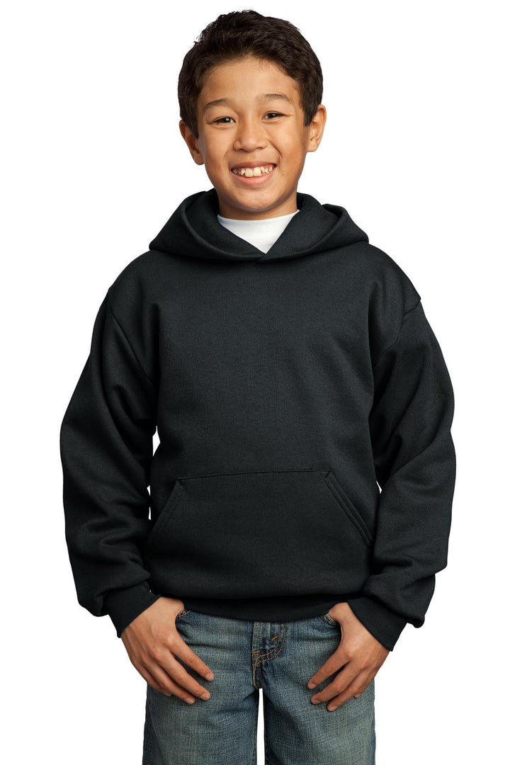 Port & Company¨ - Youth Core Fleece Pullover Hooded Sweatshirt.  PC90YH