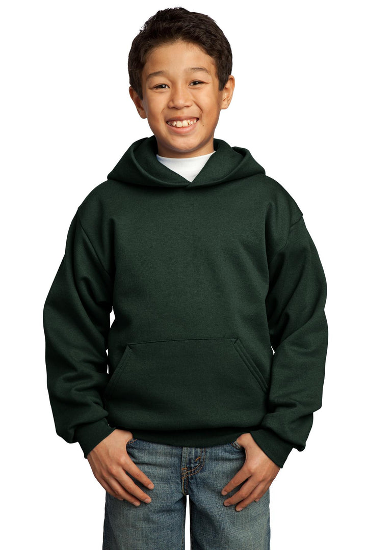 Port & Company¨ - Youth Core Fleece Pullover Hooded Sweatshirt.  PC90YH