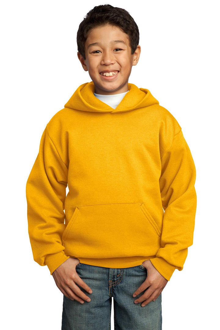 Port & Company¨ - Youth Core Fleece Pullover Hooded Sweatshirt.  PC90YH