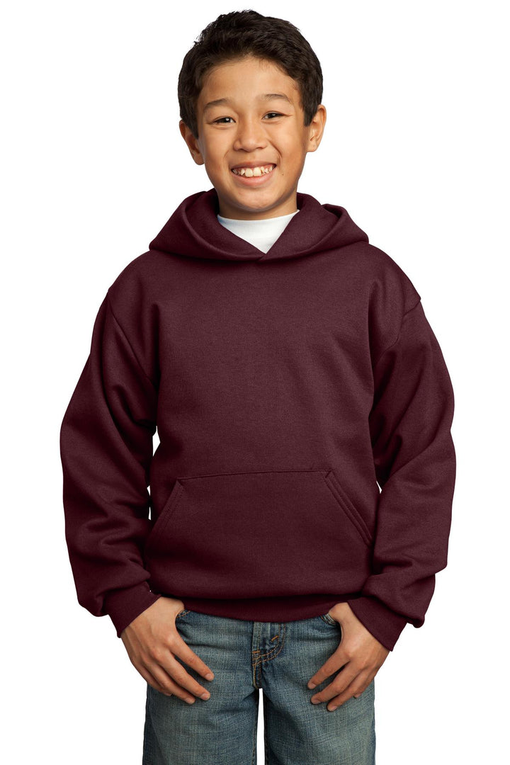 Port & Company¨ - Youth Core Fleece Pullover Hooded Sweatshirt.  PC90YH