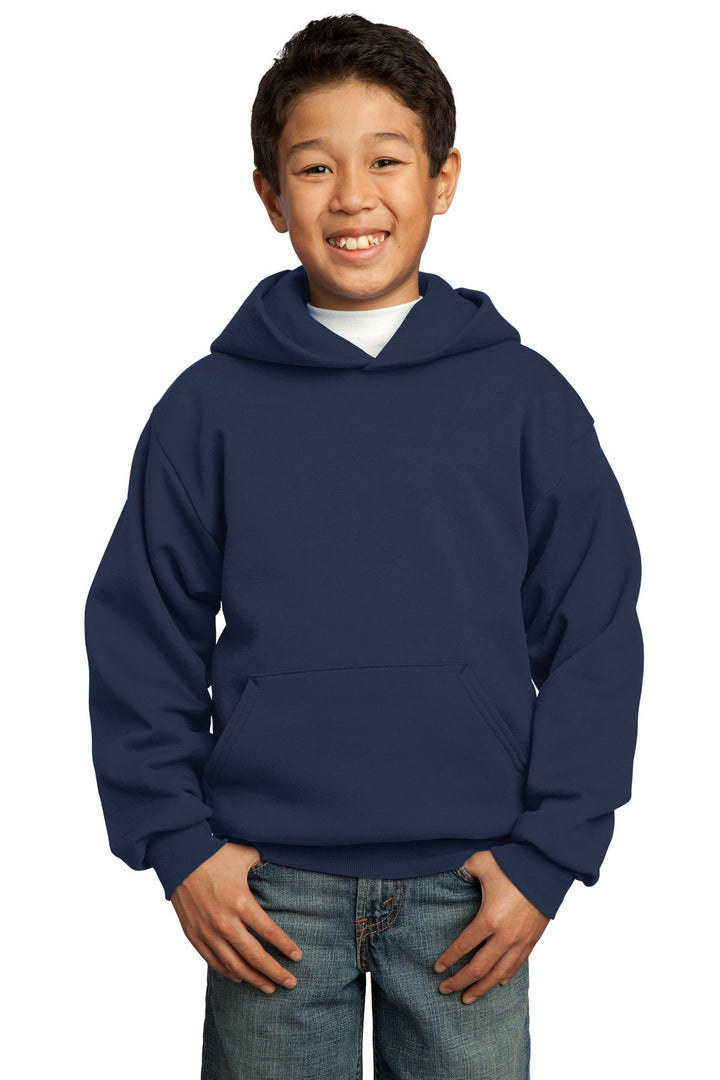 Port & Company¨ - Youth Core Fleece Pullover Hooded Sweatshirt.  PC90YH