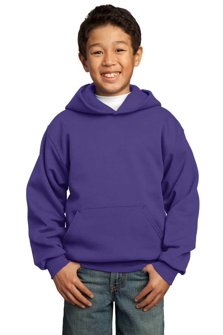 Port & Company¨ - Youth Core Fleece Pullover Hooded Sweatshirt.  PC90YH