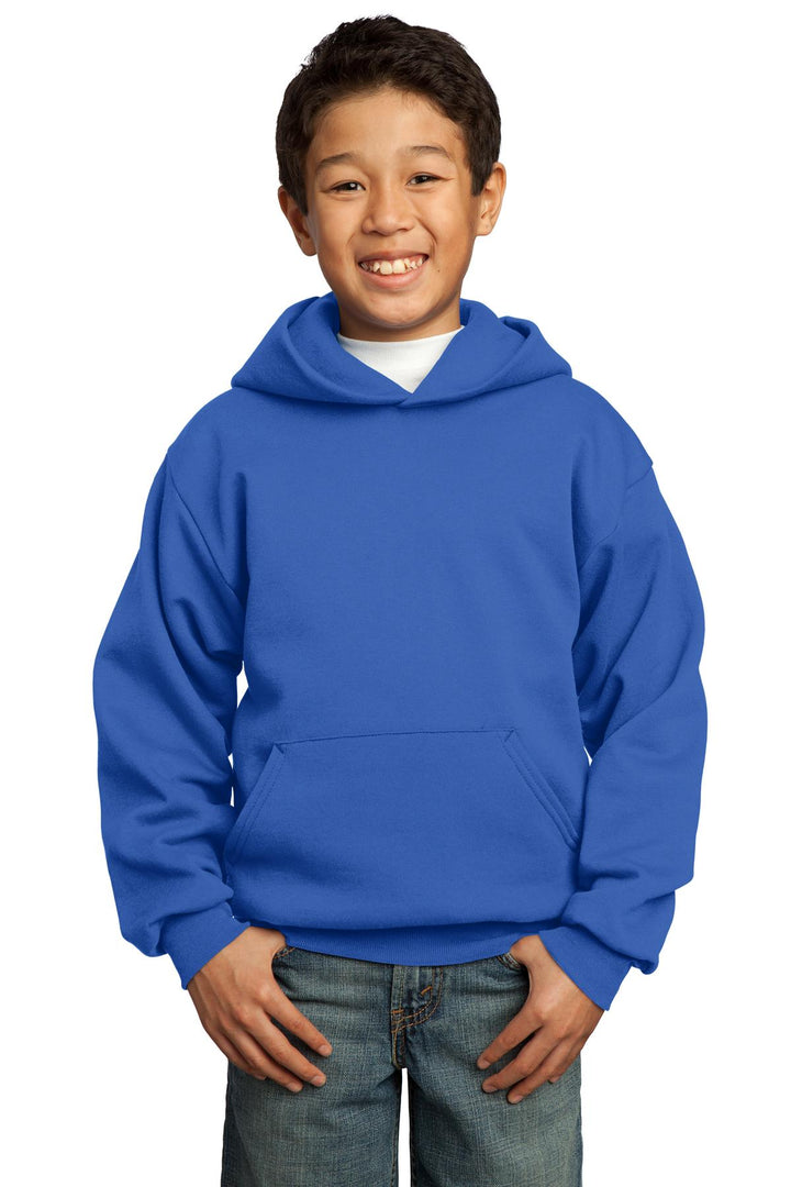Port & Company¨ - Youth Core Fleece Pullover Hooded Sweatshirt.  PC90YH