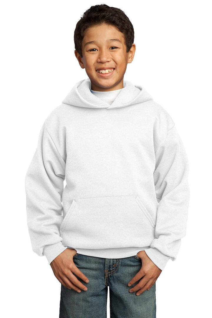 Port & Company¨ - Youth Core Fleece Pullover Hooded Sweatshirt.  PC90YH