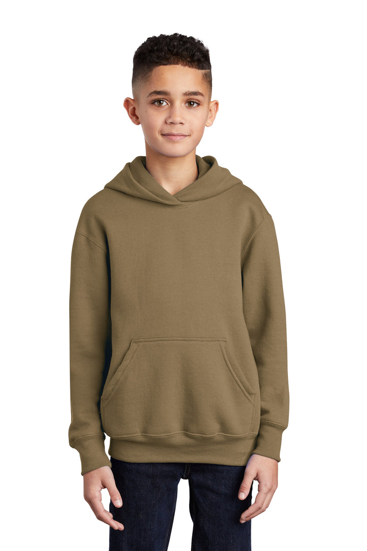 Port & Company¨ - Youth Core Fleece Pullover Hooded Sweatshirt.  PC90YH