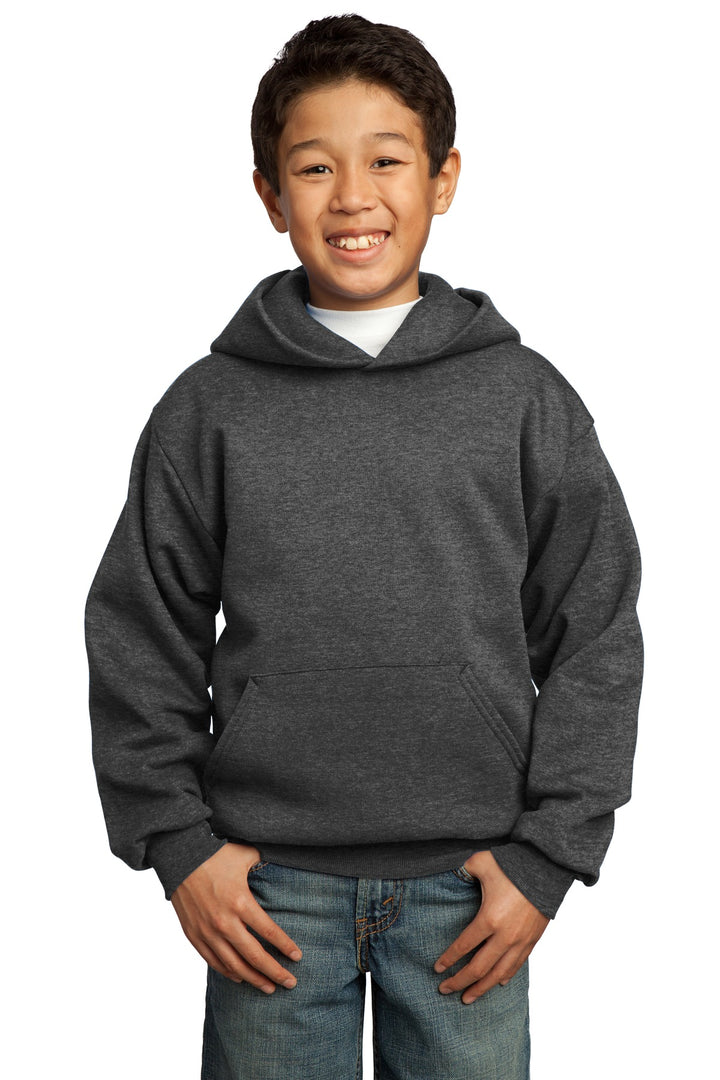 Port & Company¨ - Youth Core Fleece Pullover Hooded Sweatshirt.  PC90YH
