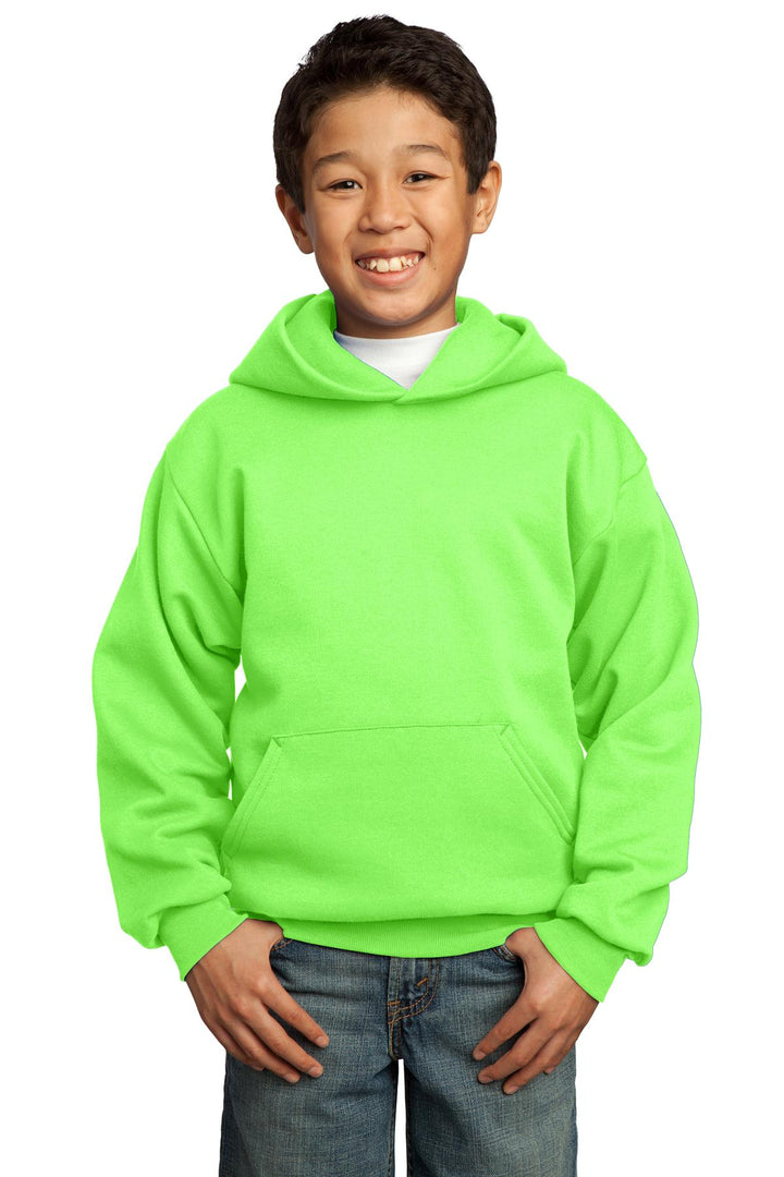 Port & Company¨ - Youth Core Fleece Pullover Hooded Sweatshirt.  PC90YH