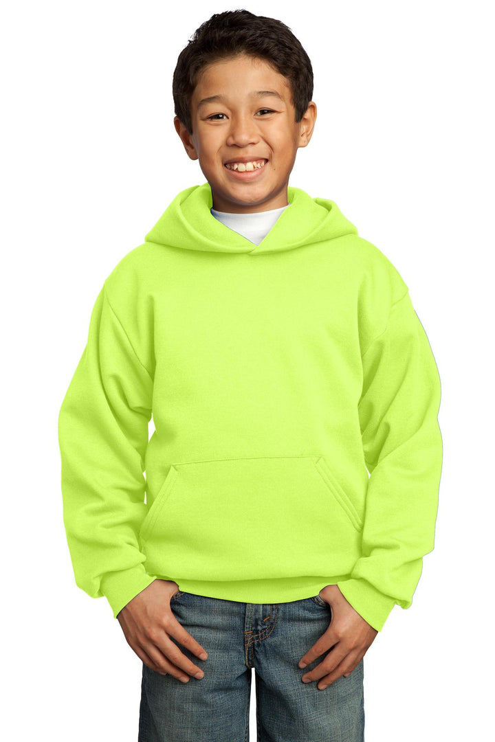 Port & Company¨ - Youth Core Fleece Pullover Hooded Sweatshirt.  PC90YH