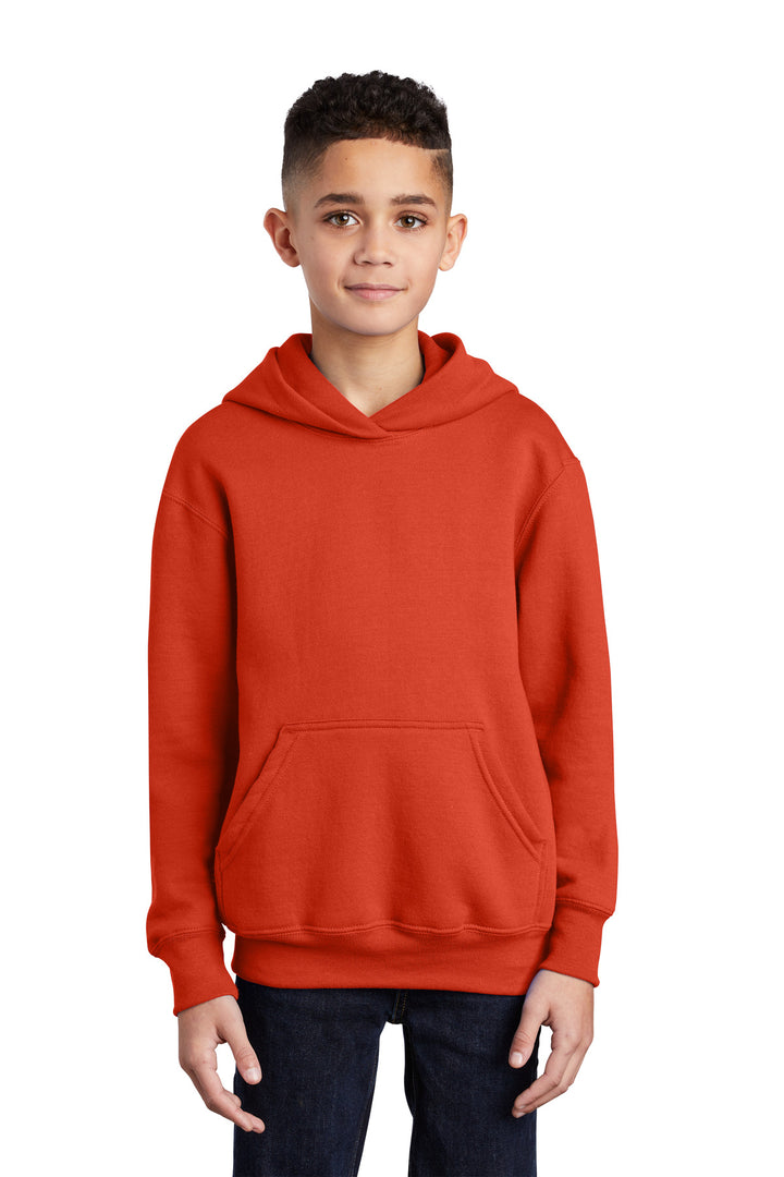 Port & Company¨ - Youth Core Fleece Pullover Hooded Sweatshirt.  PC90YH