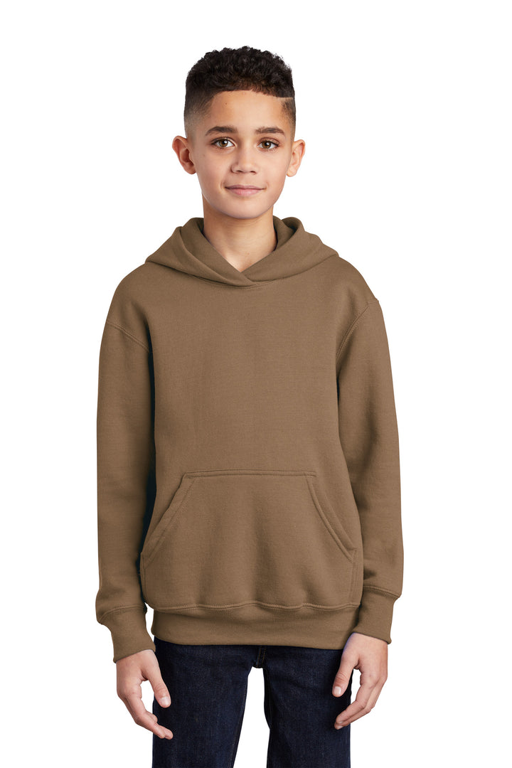 Port & Company¨ - Youth Core Fleece Pullover Hooded Sweatshirt.  PC90YH