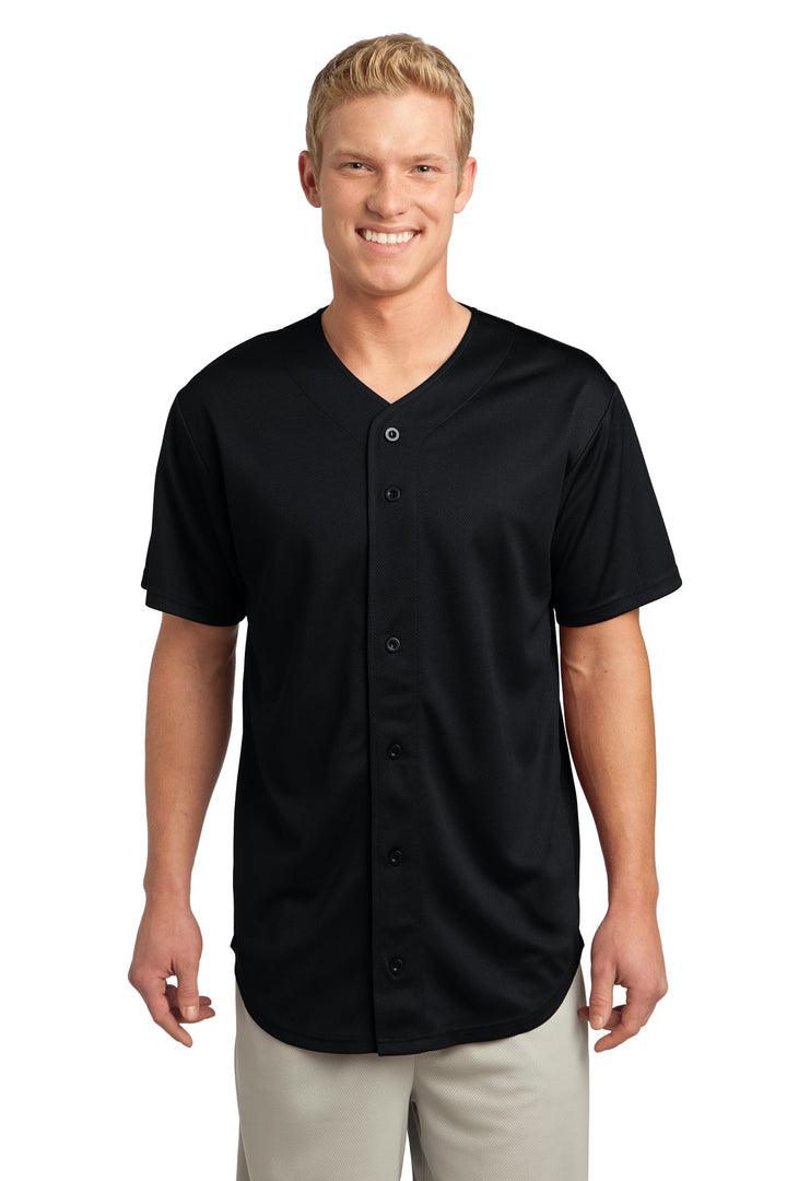 Sport-Tek¨ PosiCharge¨ Tough Mesh Full-Button Jersey. ST220