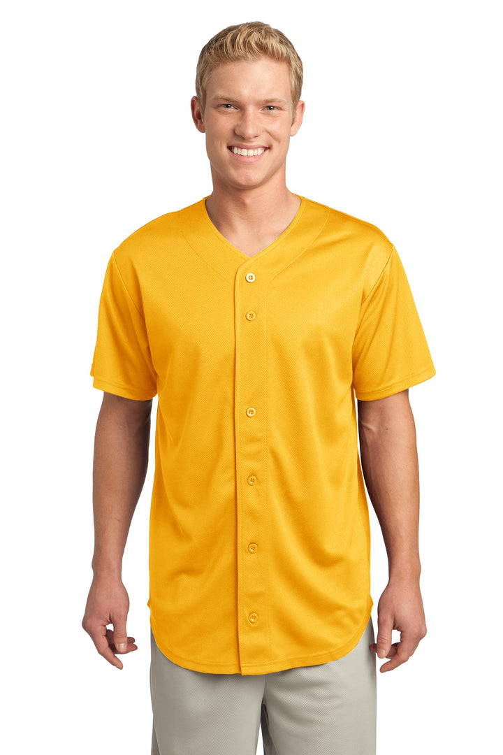 Sport-Tek¨ PosiCharge¨ Tough Mesh Full-Button Jersey. ST220