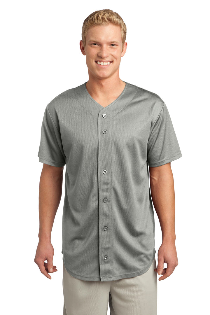 Sport-Tek¨ PosiCharge¨ Tough Mesh Full-Button Jersey. ST220