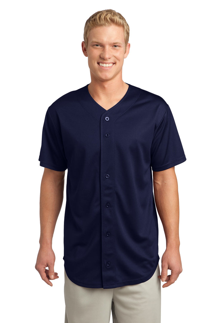 Sport-Tek¨ PosiCharge¨ Tough Mesh Full-Button Jersey. ST220