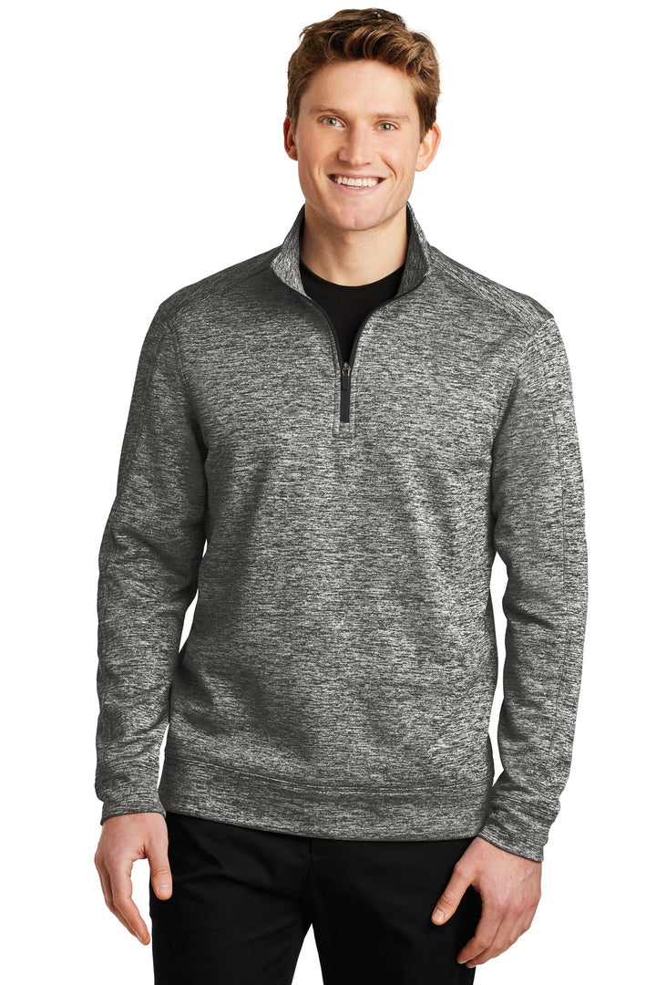 Sport-Tek¨ PosiCharge¨ Electric Heather Fleece 1/4-Zip Pullover. ST226