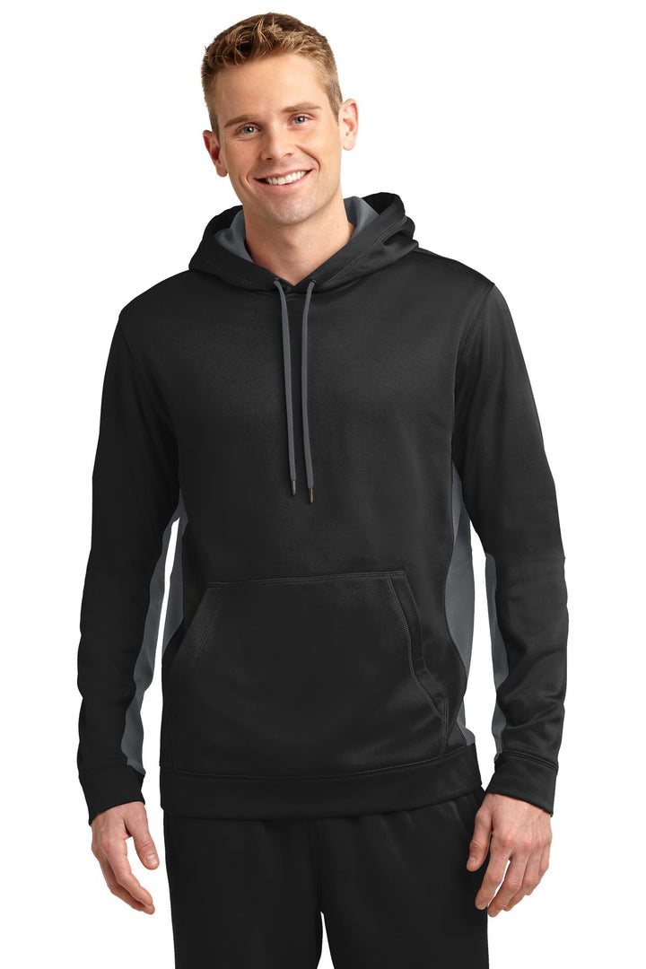 Sport-Tek¨ Sport-Wick¨ Fleece Colorblock Hooded Pullover. ST235