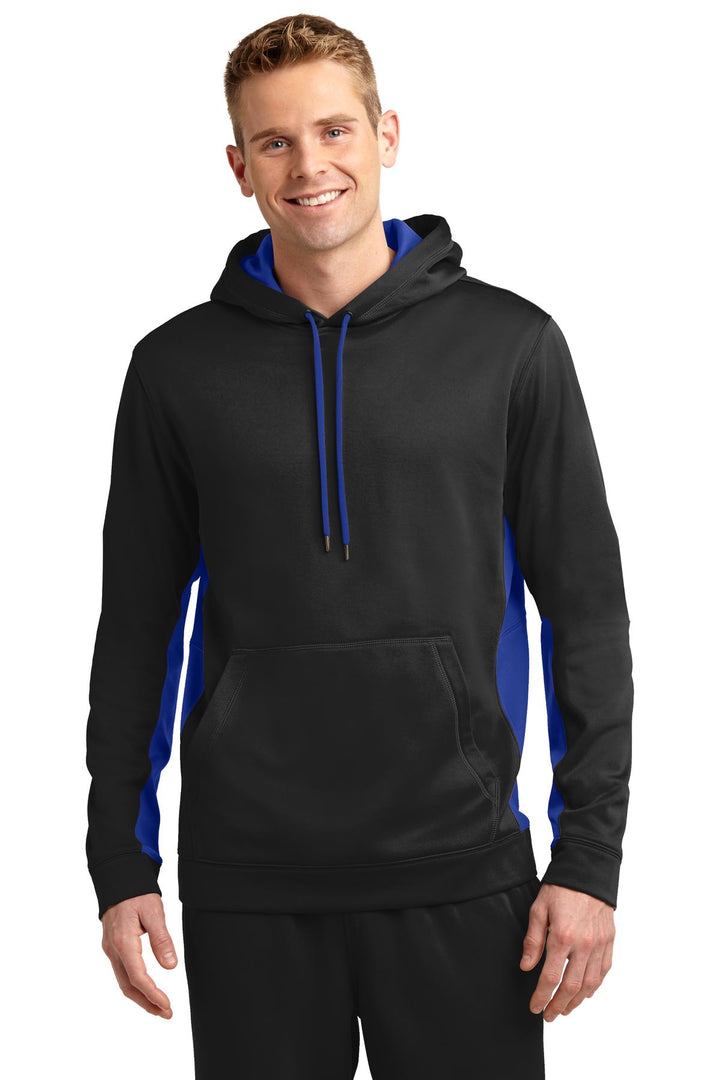 Sport-Tek¨ Sport-Wick¨ Fleece Colorblock Hooded Pullover. ST235