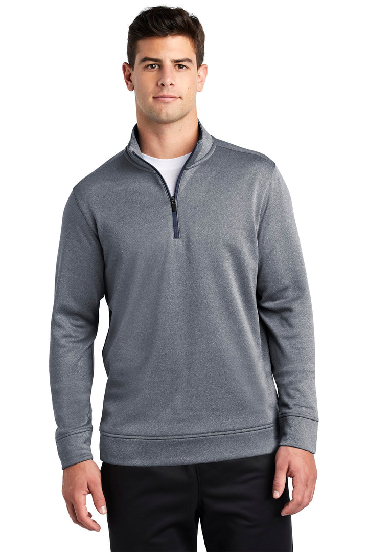 Sport-Tek ¨ PosiCharge ¨ Sport-Wick ¨ Heather Fleece 1/4-Zip Pullover. ST263