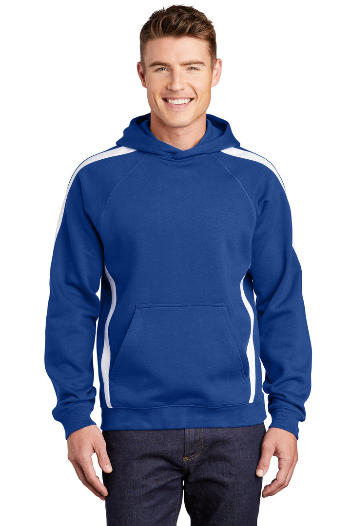 Sport-Tek¨ Sleeve Stripe Pullover Hooded Sweatshirt. ST265