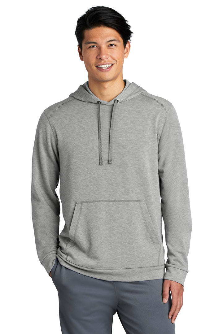 Sport-Tek ¨ PosiCharge ¨ Tri-Blend Wicking Fleece Hooded Pullover. ST296