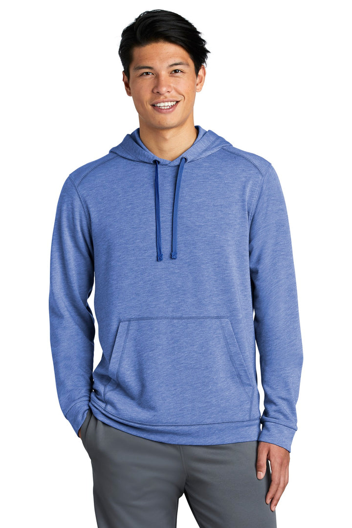 Sport-Tek ¨ PosiCharge ¨ Tri-Blend Wicking Fleece Hooded Pullover. ST296