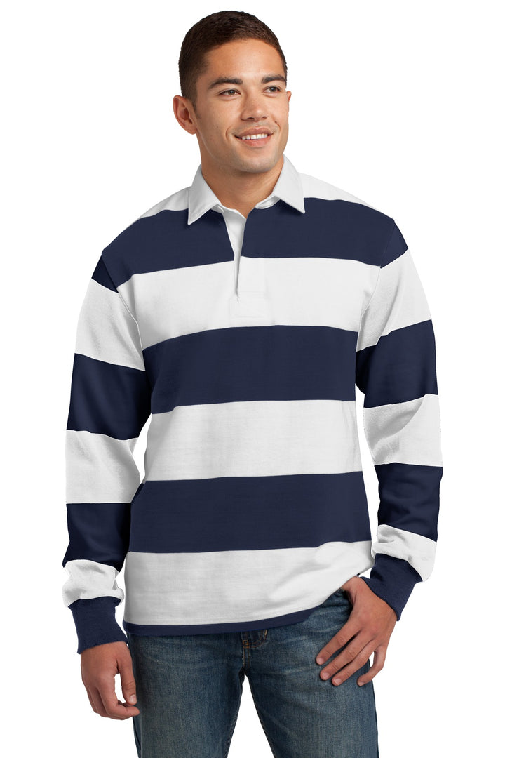 Sport-Tek¨ Classic Long Sleeve Rugby Polo. ST301