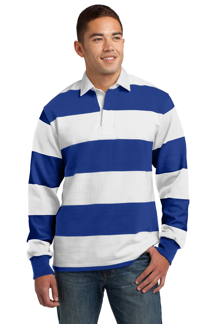 Sport-Tek¨ Classic Long Sleeve Rugby Polo. ST301