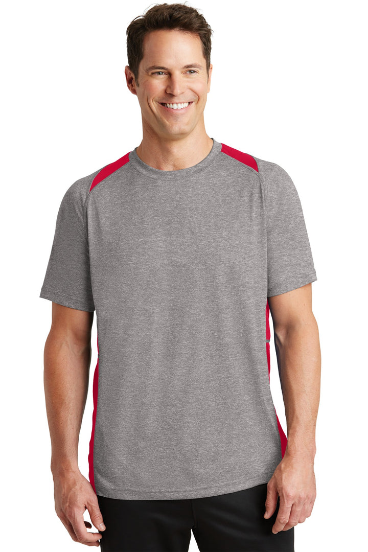 Sport-Tek¨ Heather Colorblock Contender™ Tee. ST361