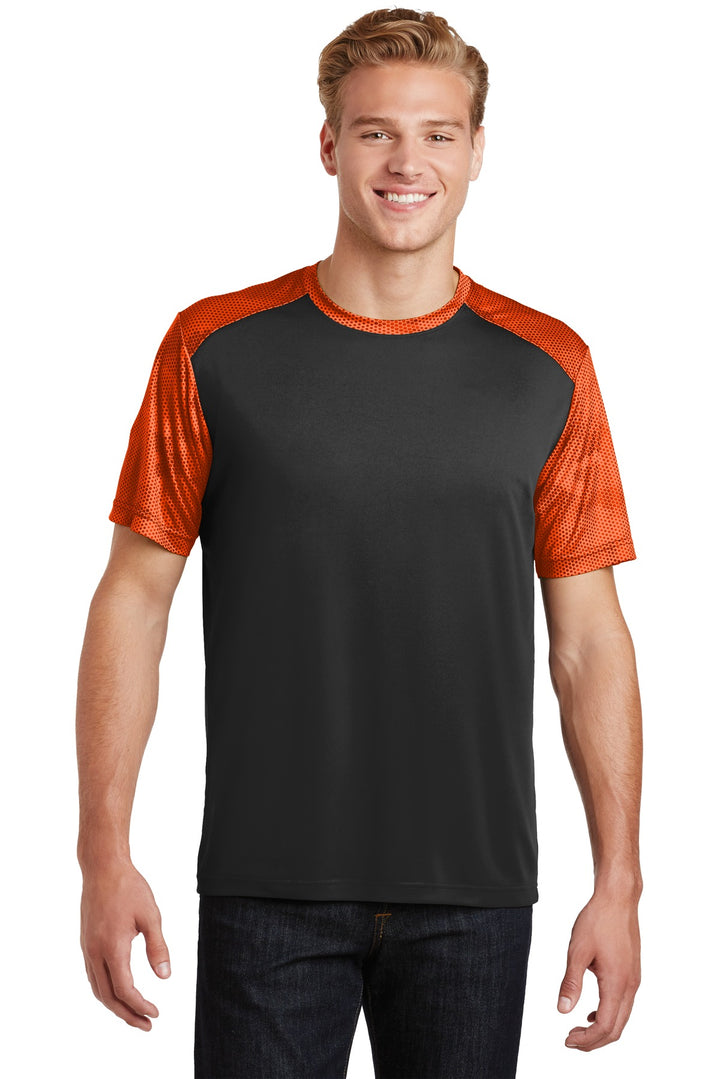 Sport-Tek¨ CamoHex Colorblock Tee. ST371