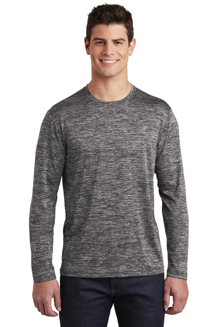 Sport-Tek ¨ PosiCharge ¨ Long Sleeve Electric Heather Tee. ST390LS