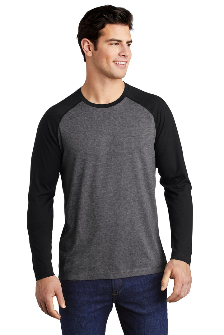 Sport-Tek ¨ PosiCharge ¨ Long Sleeve Tri-Blend Wicking Raglan Tee ST400LS