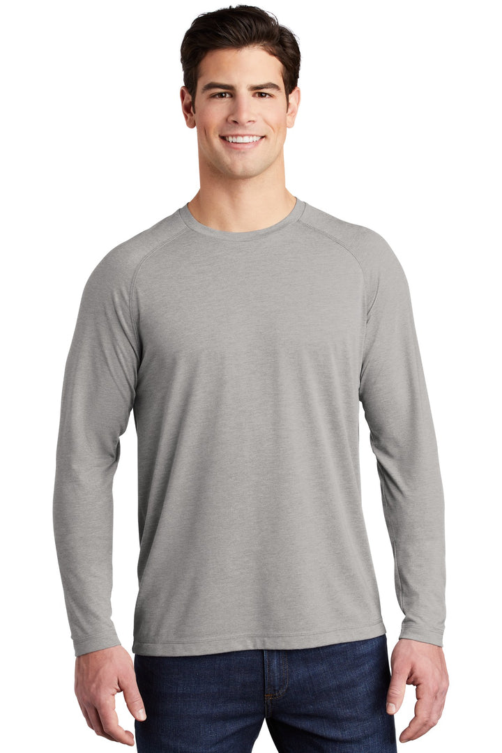 Sport-Tek ¨ PosiCharge ¨ Long Sleeve Tri-Blend Wicking Raglan Tee ST400LS