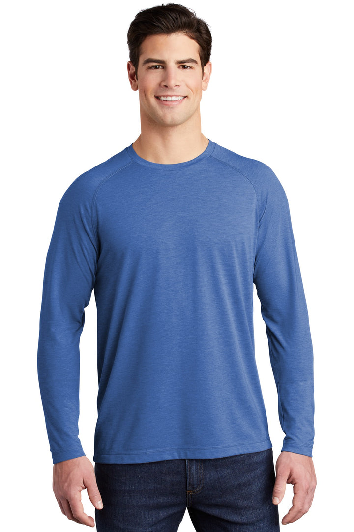 Sport-Tek ¨ PosiCharge ¨ Long Sleeve Tri-Blend Wicking Raglan Tee ST400LS