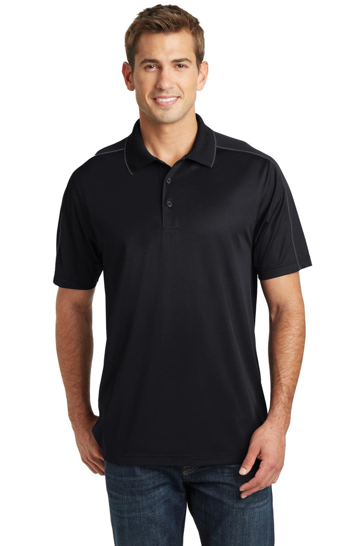 Sport-Tek¨ Micropique Sport-Wick¨ Piped Polo. ST653