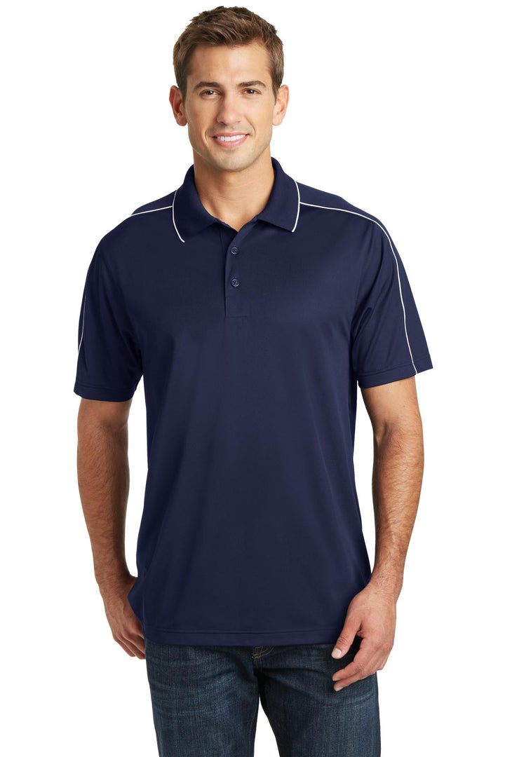 Sport-Tek¨ Micropique Sport-Wick¨ Piped Polo. ST653
