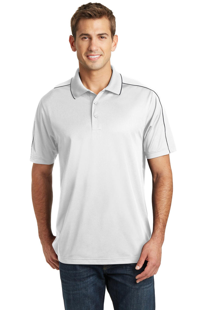 Sport-Tek¨ Micropique Sport-Wick¨ Piped Polo. ST653