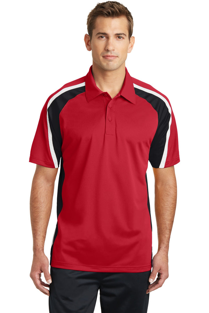 Sport-Tek¨ Tricolor Micropique Sport-Wick¨ Polo. ST654