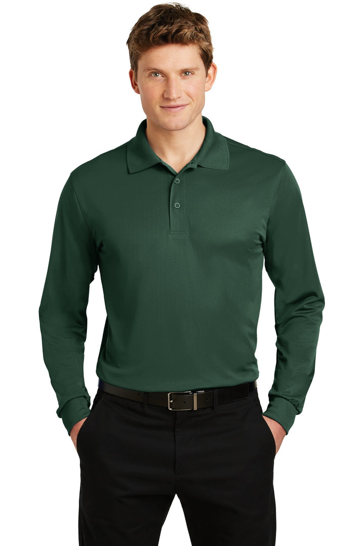 Sport-Tek¨ Long Sleeve Micropique Sport-Wick¨ Polo. ST657