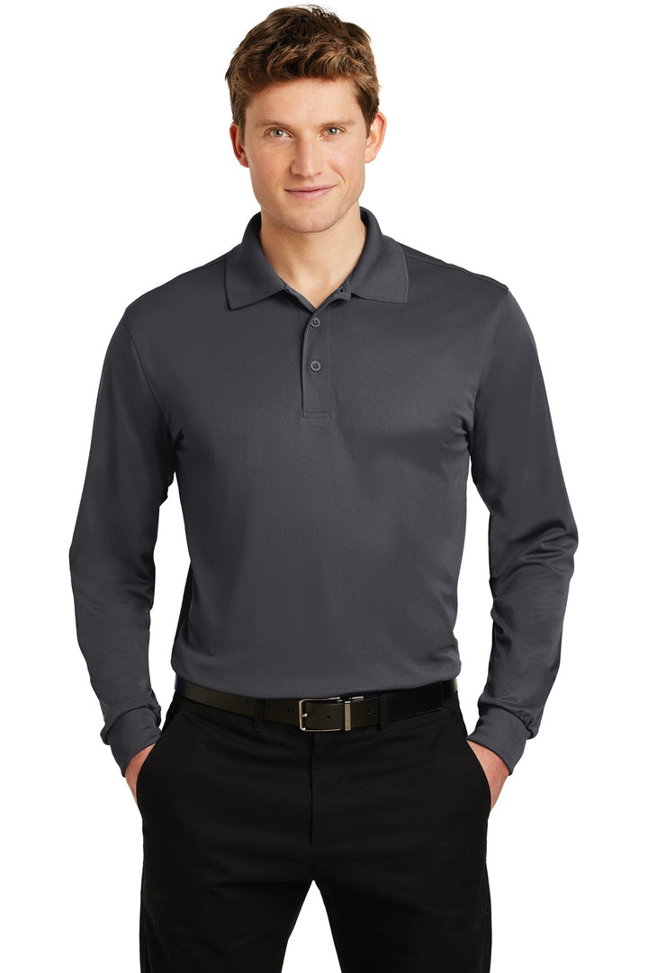 Sport-Tek¨ Long Sleeve Micropique Sport-Wick¨ Polo. ST657