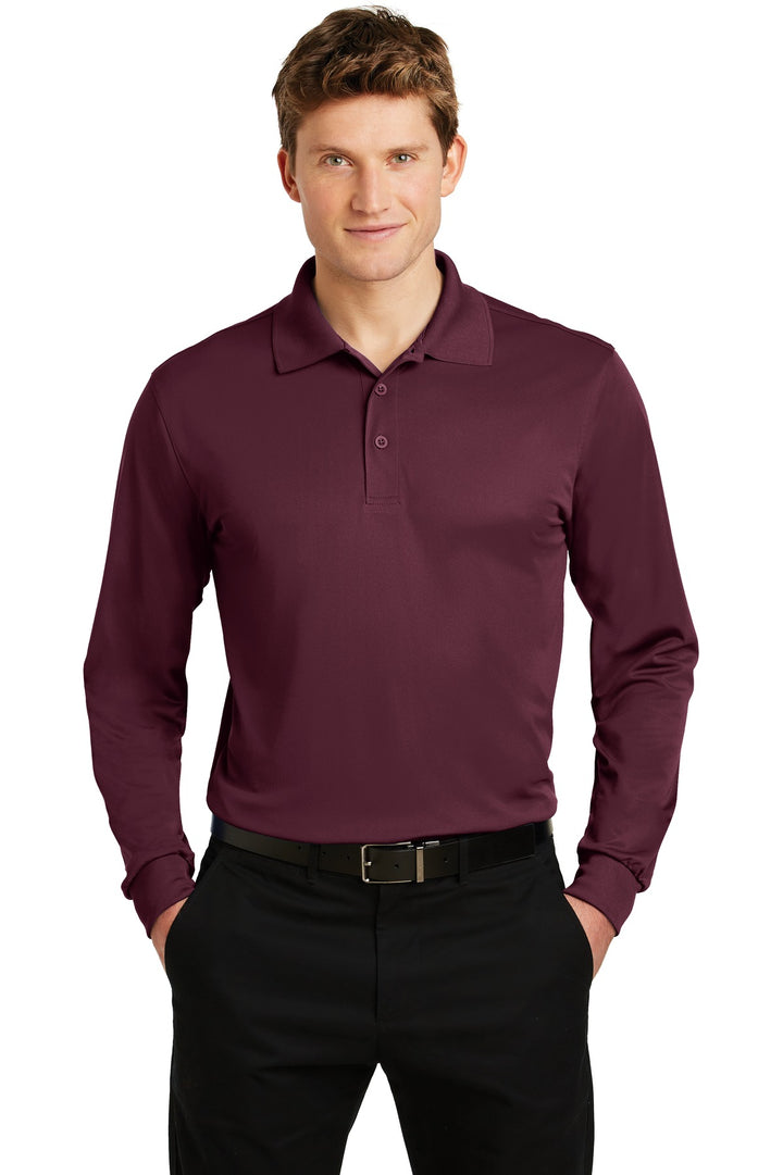 Sport-Tek¨ Long Sleeve Micropique Sport-Wick¨ Polo. ST657