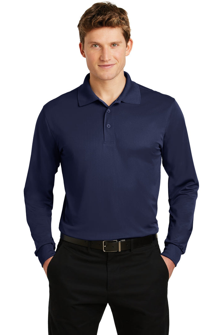 Sport-Tek¨ Long Sleeve Micropique Sport-Wick¨ Polo. ST657