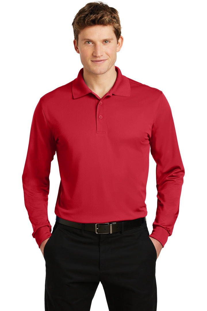 Sport-Tek¨ Long Sleeve Micropique Sport-Wick¨ Polo. ST657