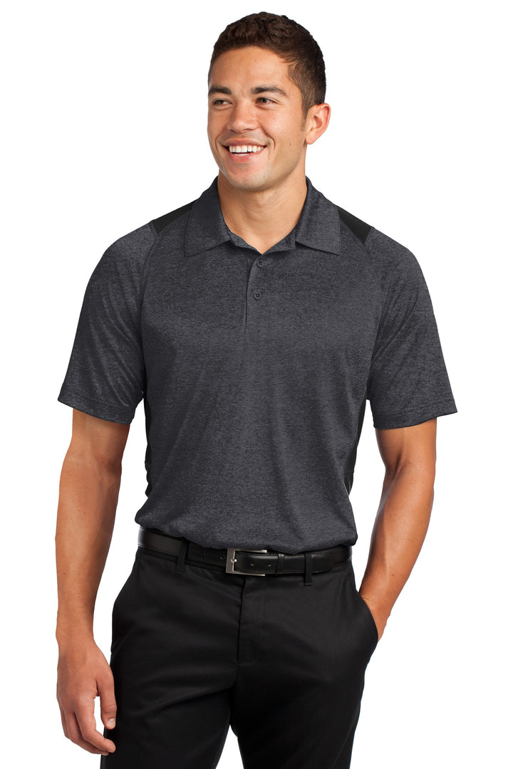 Sport-Tek¨ Heather Colorblock Contender™ Polo. ST665